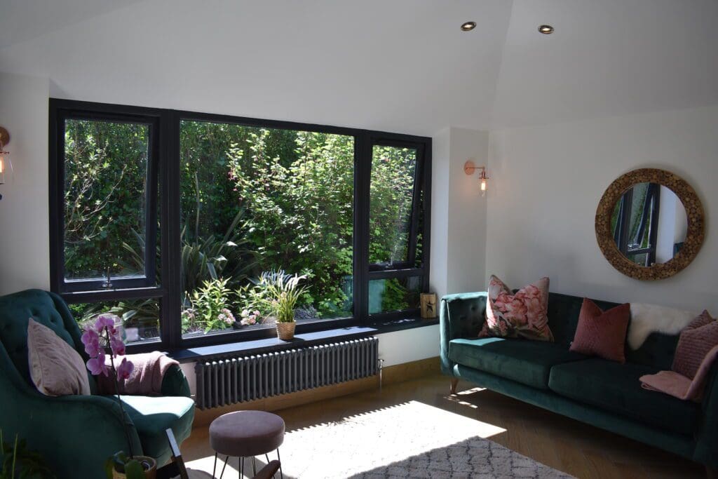 Casement Windows In Anthracite Grey
