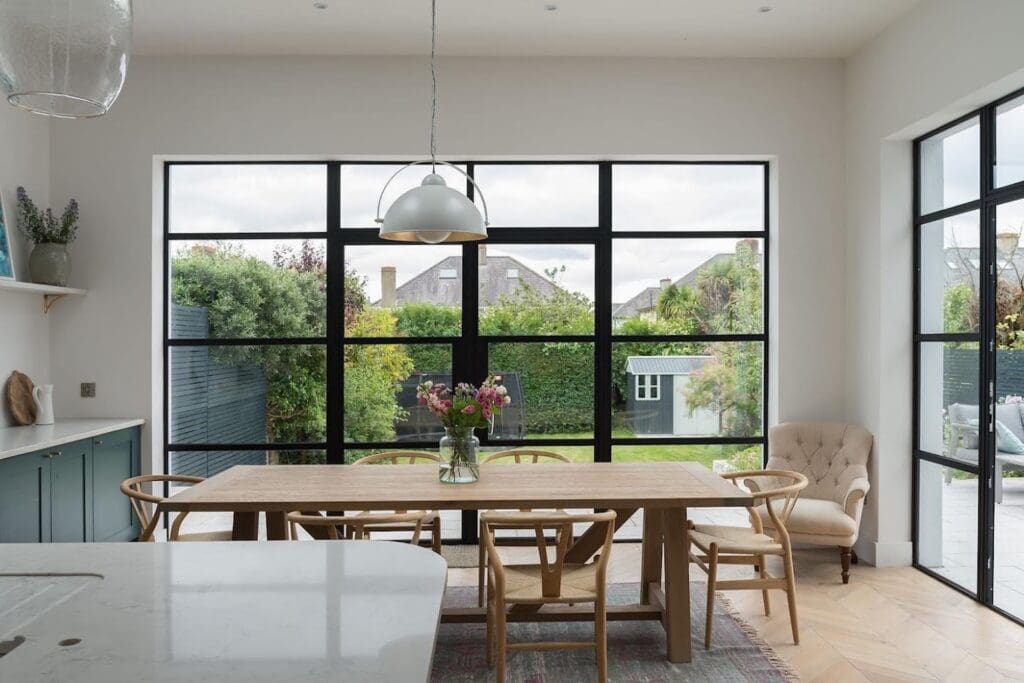 Aluminium Heritage Windows in Black