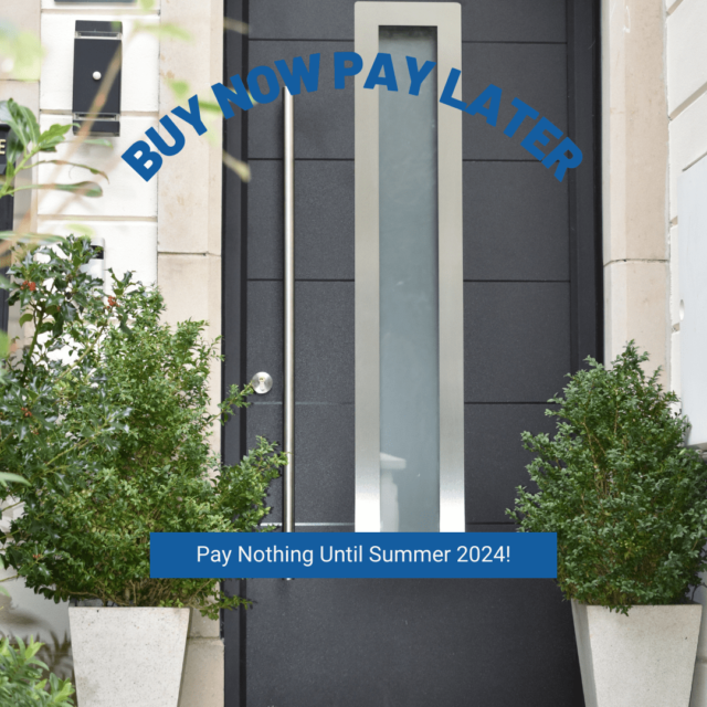 Buy now pay later on premium doors