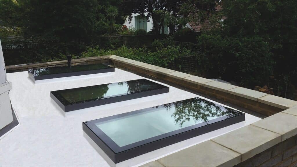 Bespoke Flat Aluminium Rooflights