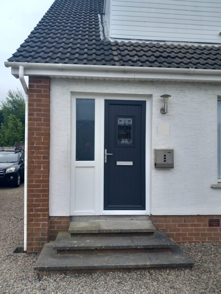 Modern PVC Front Door designed and installed by Budget Designer HomeWorks